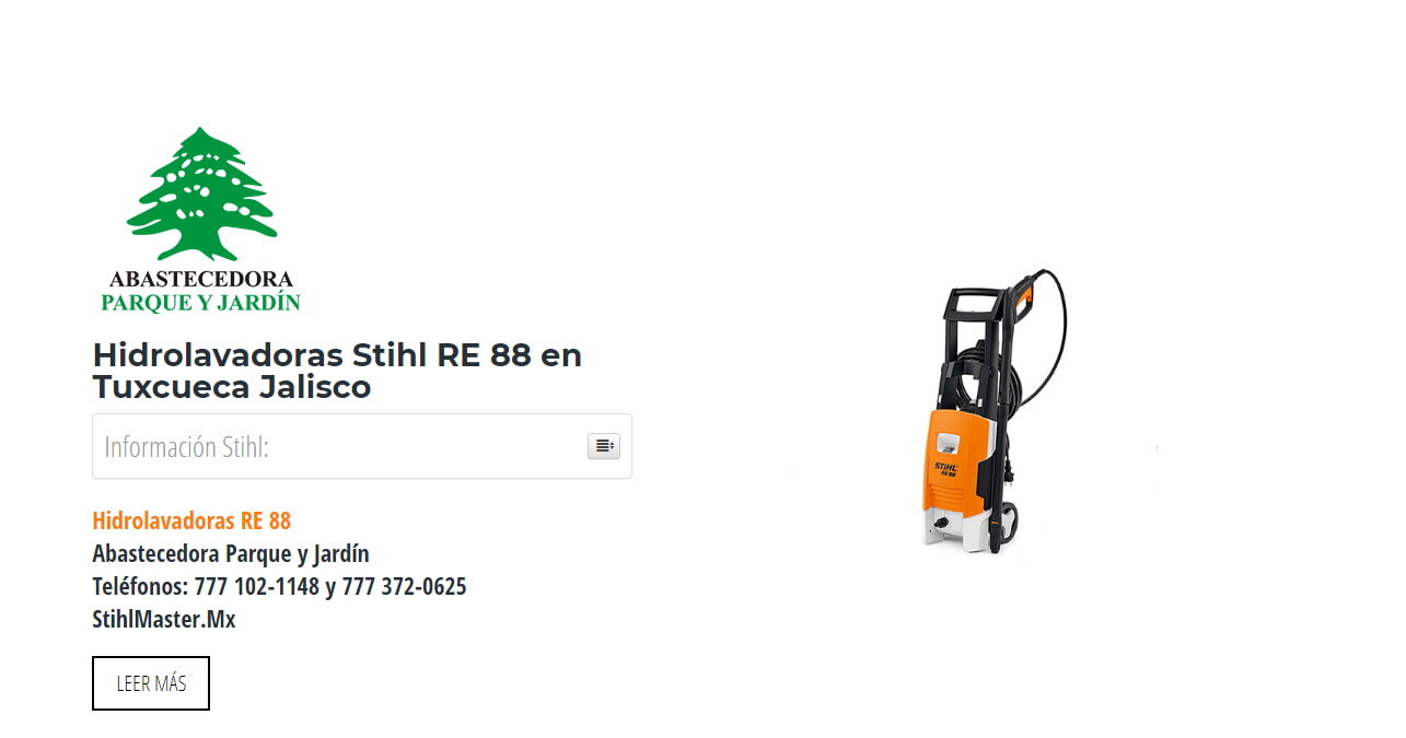 Hidrolavadoras Stihl RE 88 en Tuxcueca Jalisco en Stihl Master contamos con más de 47 Hidrolavadoras listas para distribuirse en Jalisco y todo México.