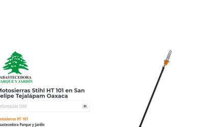 Motosierras Stihl HT 101 en San Felipe Tejalápam Oaxaca