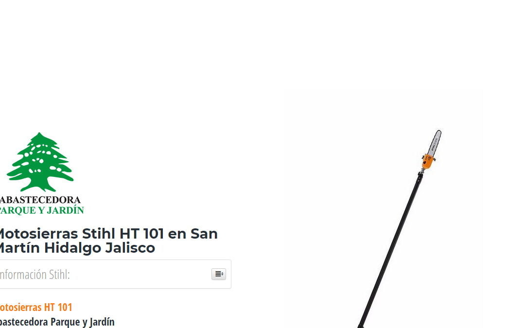 Motosierras Stihl HT 101 en San Martín Hidalgo Jalisco