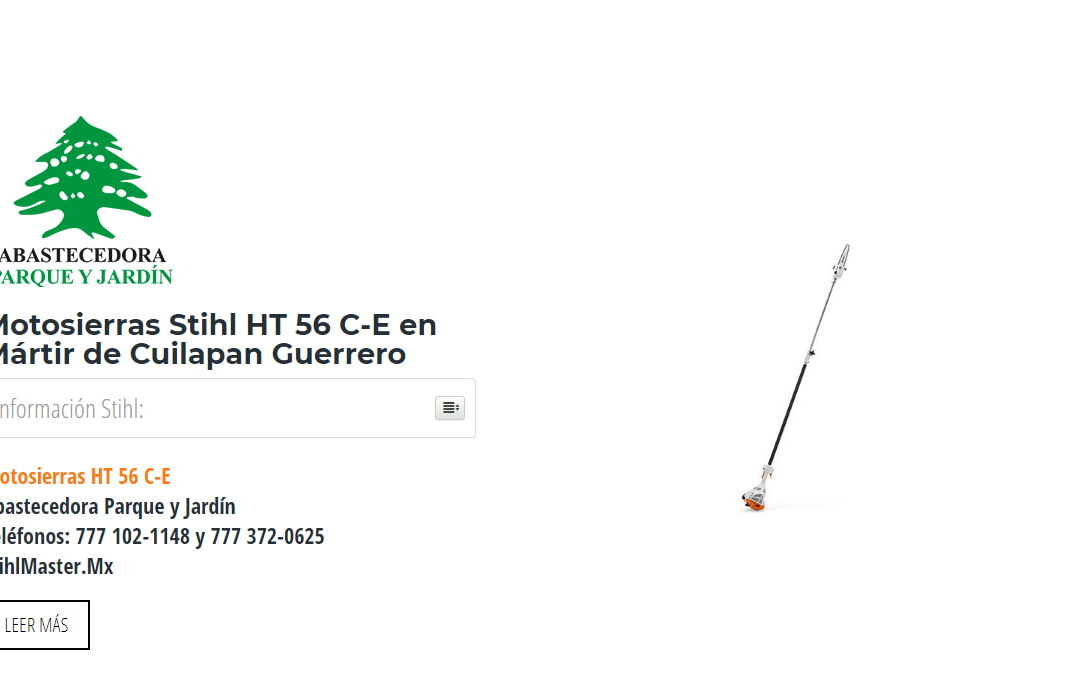 Motosierras Stihl HT 56 C-E en Mártir de Cuilapan Guerrero