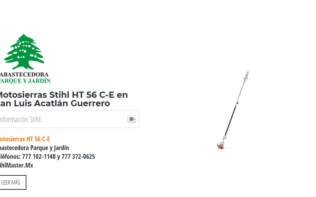 Motosierras Stihl HT 56 C-E en San Luis Acatlán Guerrero