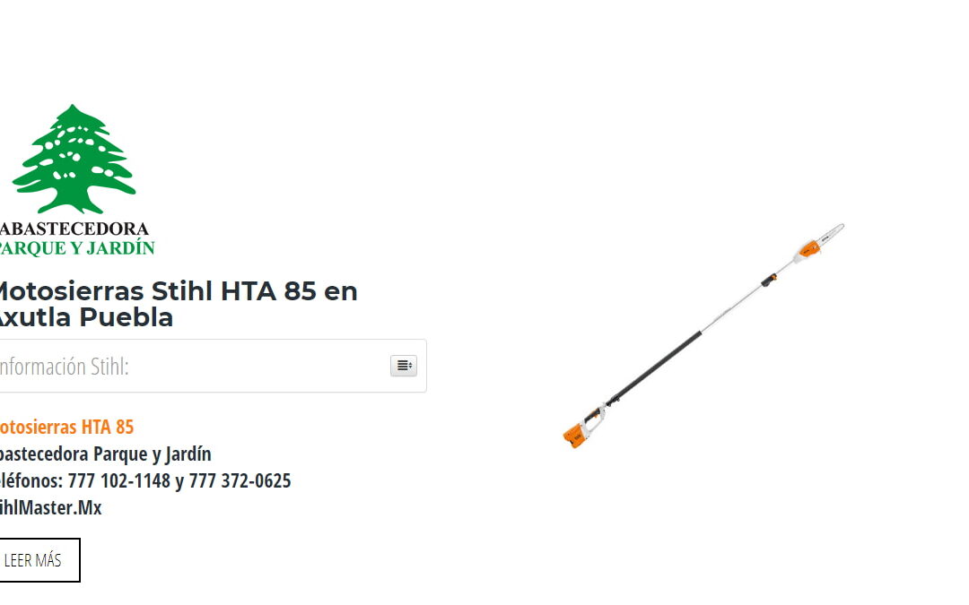 Motosierras Stihl HTA 85 en Axutla Puebla