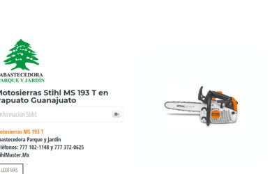 Motosierras Stihl MS 193 T en Irapuato Guanajuato