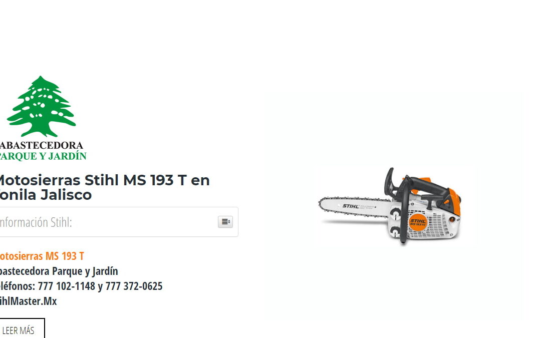 Motosierras Stihl MS 193 T en Tonila Jalisco