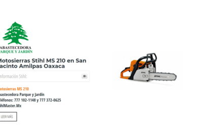 Motosierras Stihl MS 210 en San Jacinto Amilpas Oaxaca