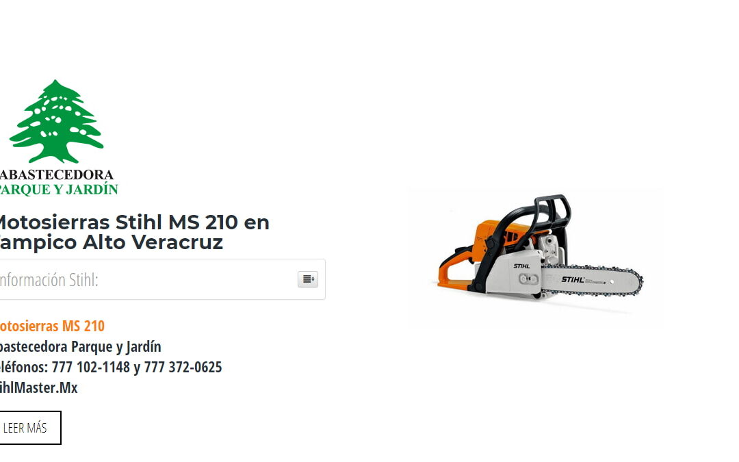 Motosierras Stihl MS 210 en Tampico Alto Veracruz