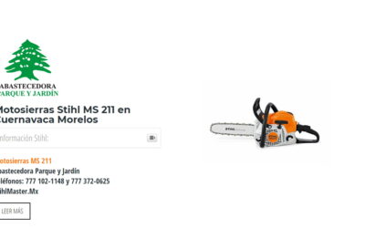 Motosierras Stihl MS 211 en Cuernavaca Morelos