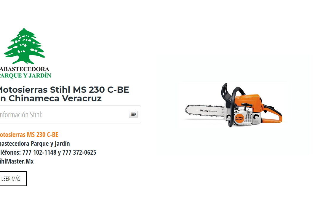 Motosierras Stihl MS 230 C-BE en Chinameca Veracruz