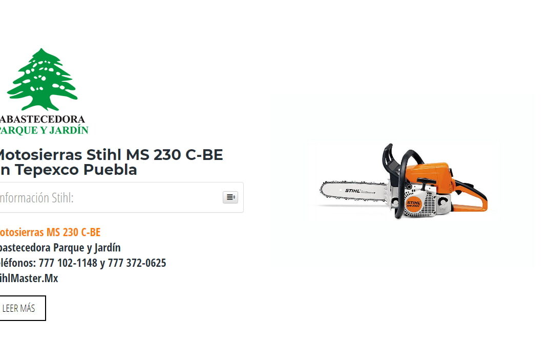Motosierras Stihl MS 230 C-BE en Tepexco Puebla