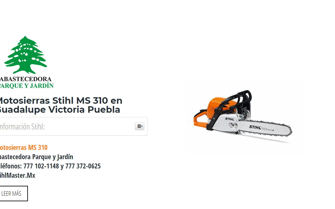 Motosierras Stihl MS 310 en Guadalupe Victoria Puebla