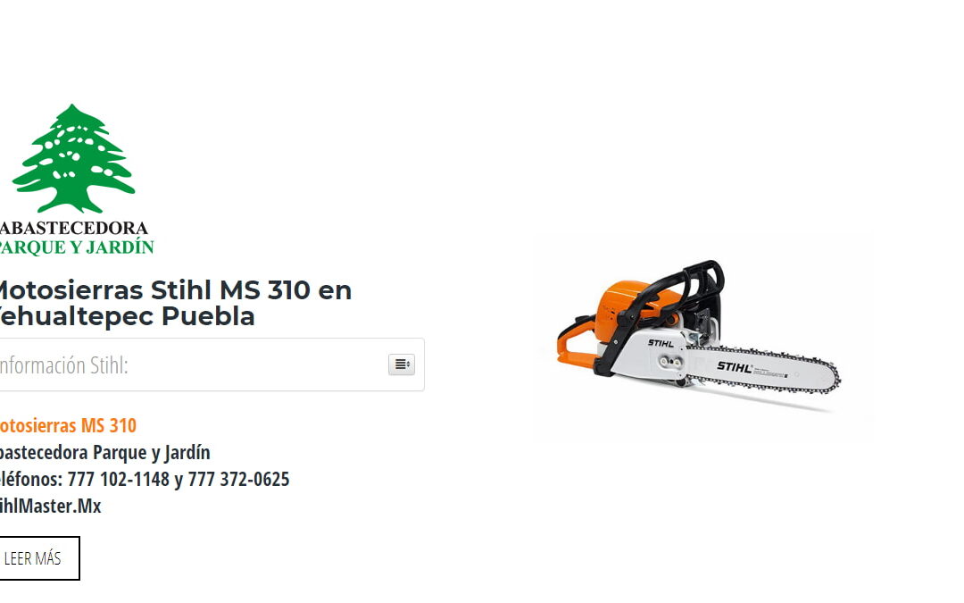 Motosierras Stihl MS 310 en Yehualtepec Puebla