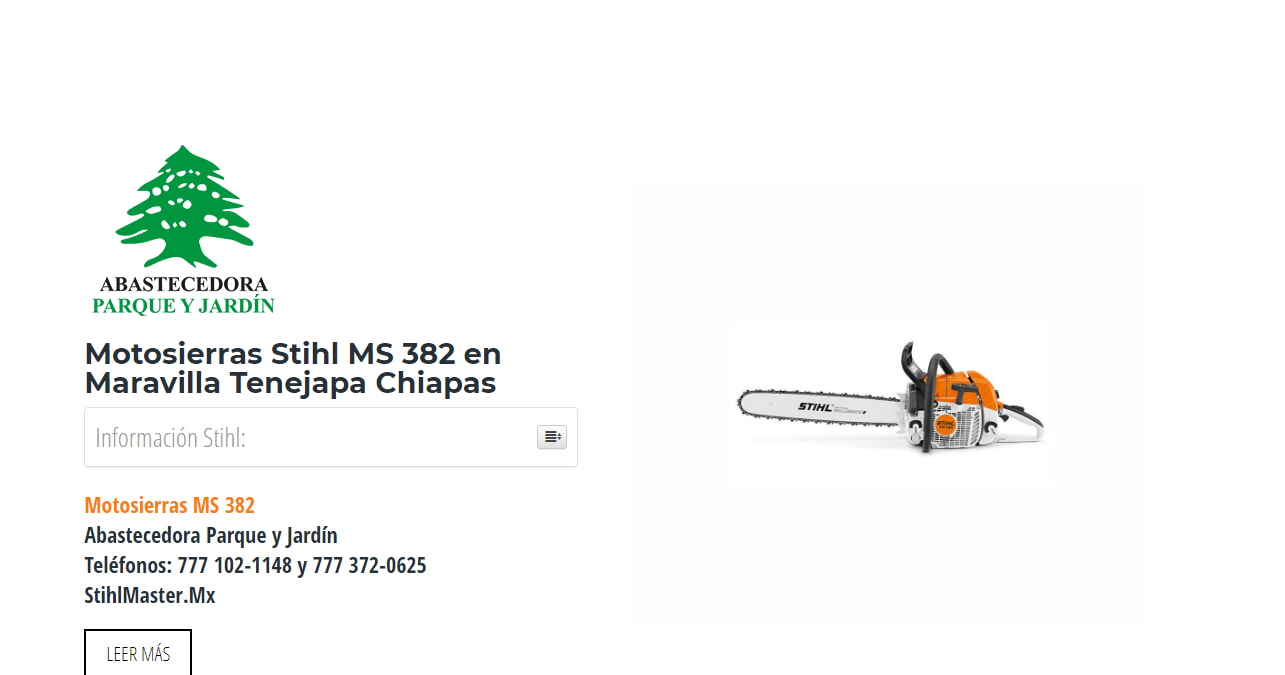 Motosierras Stihl MS 382 en Maravilla Tenejapa Chiapas en Stihl Master contamos con más de 55 Motosierras listas para distribuirse en Chiapas y todo México.