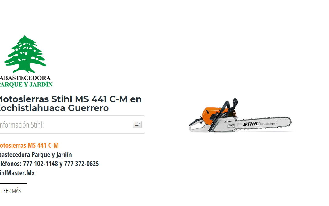 Motosierras Stihl MS 441 C-M en Xochistlahuaca Guerrero