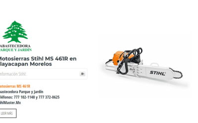 Motosierras Stihl MS 461R en Tlayacapan Morelos
