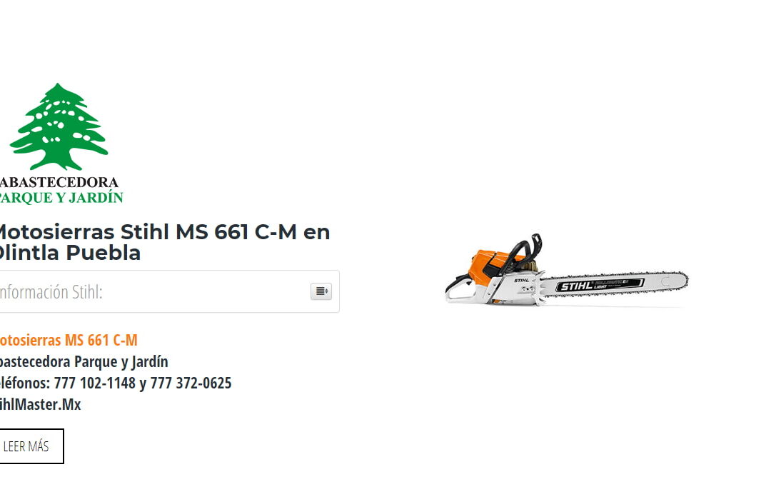 Motosierras Stihl MS 661 C-M en Olintla Puebla