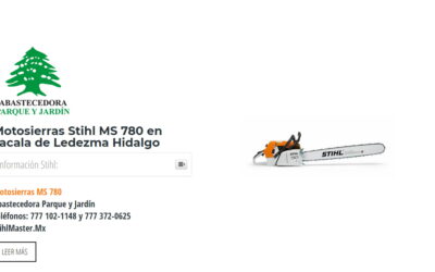 Motosierras Stihl MS 780 en Jacala de Ledezma Hidalgo