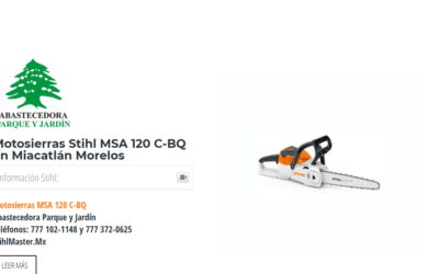 Motosierras Stihl MSA 120 C-BQ en Miacatlán Morelos