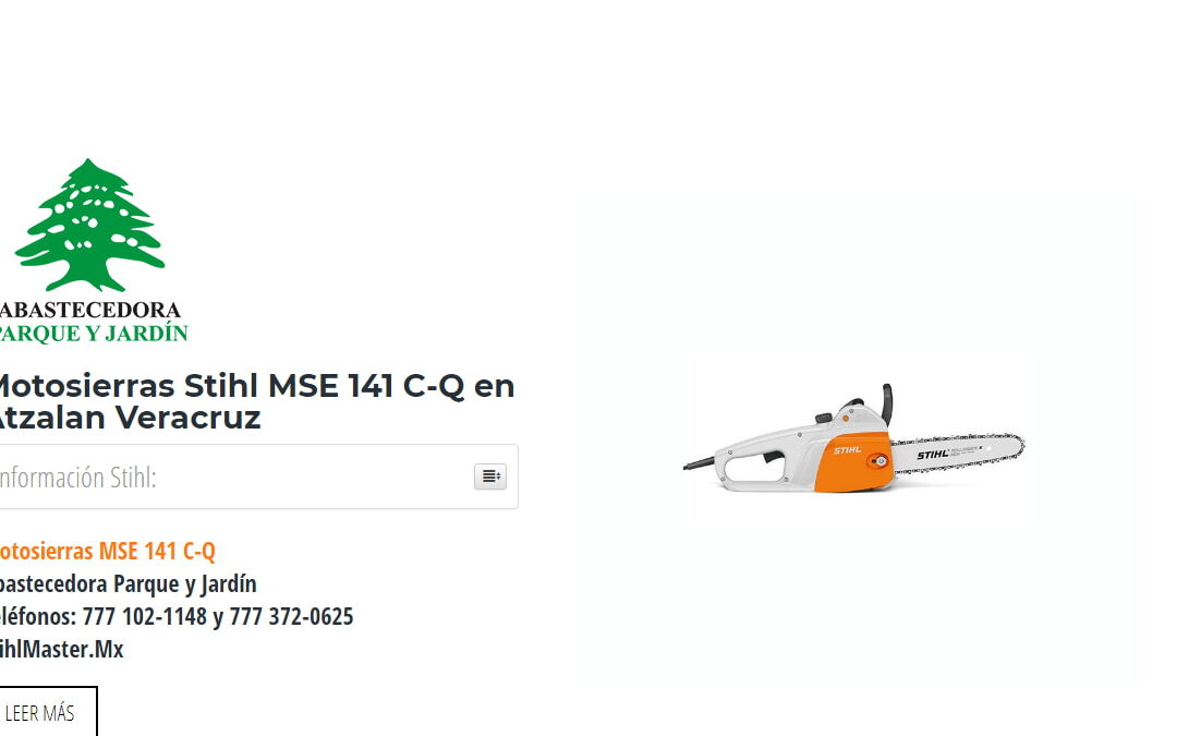 Motosierras Stihl MSE 141 C-Q en Atzalan Veracruz