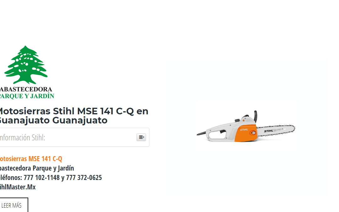 Motosierras Stihl MSE 141 C-Q en Guanajuato Guanajuato