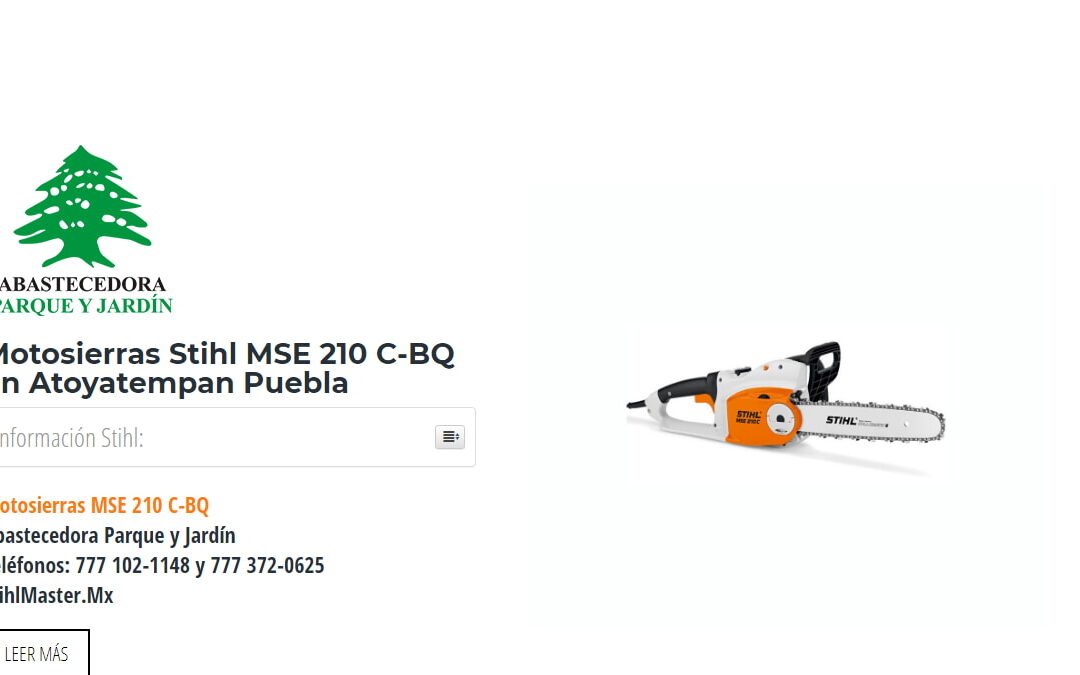 Motosierras Stihl MSE 210 C-BQ en Atoyatempan Puebla
