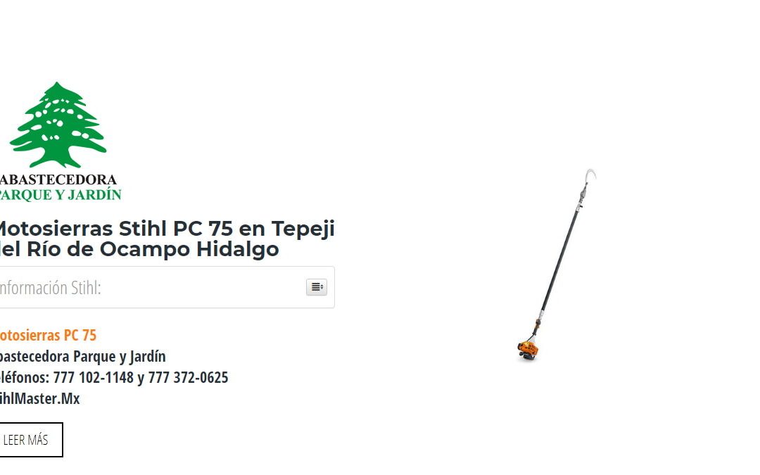 Motosierras Stihl PC 75 en Tepeji del Río de Ocampo Hidalgo
