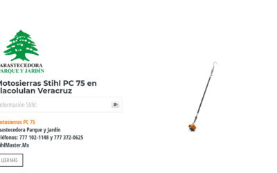 Motosierras Stihl PC 75 en Tlacolulan Veracruz