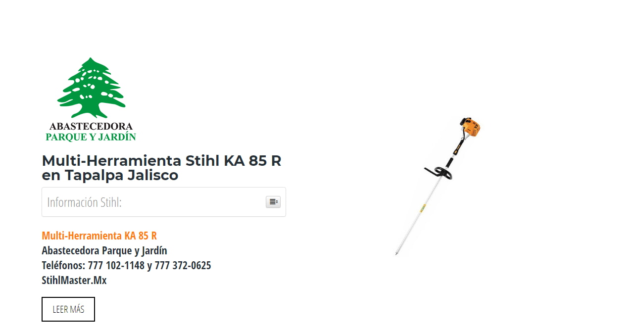 Multi-Herramienta Stihl KA 85 R en Tapalpa Jalisco en Stihl Master contamos con más de 51 Multi-Herramienta listas para distribuirse en Jalisco y todo México.