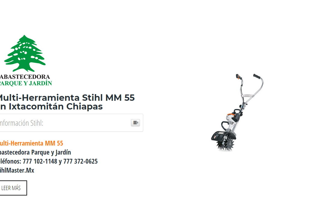 Multi-Herramienta Stihl MM 55 en Ixtacomitán Chiapas