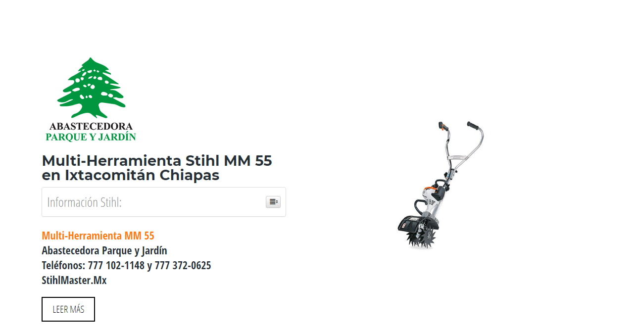 Multi-Herramienta Stihl MM 55 en Ixtacomitán Chiapas en Stihl Master contamos con más de 53 Multi-Herramienta listas para distribuirse en Chiapas y todo México.