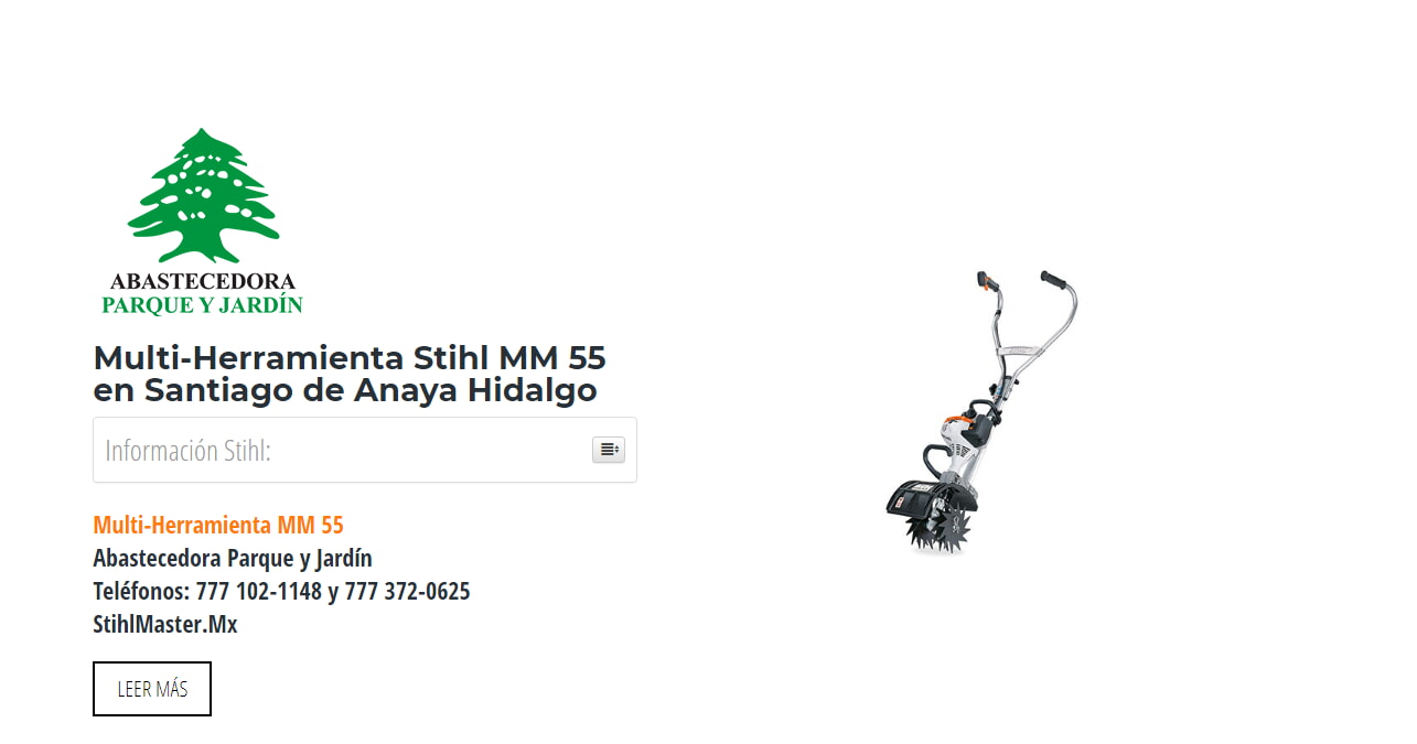Multi-Herramienta Stihl MM 55 en Santiago de Anaya Hidalgo en Stihl Master contamos con más de 59 Multi-Herramienta listas para distribuirse en Hidalgo y todo México.
