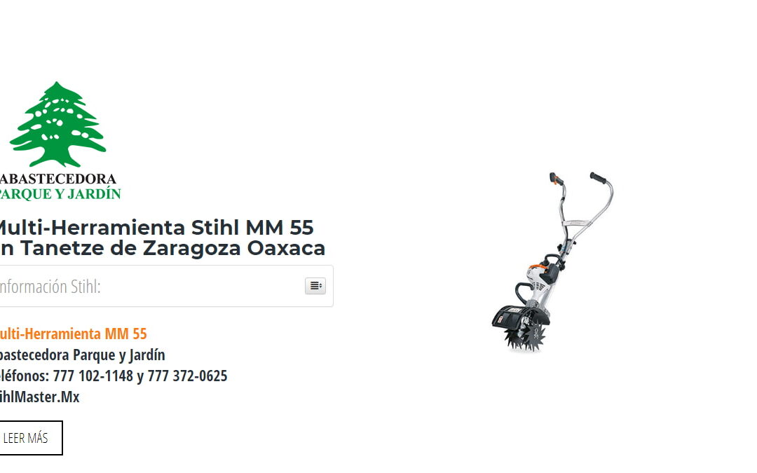 Multi-Herramienta Stihl MM 55 en Tanetze de Zaragoza Oaxaca