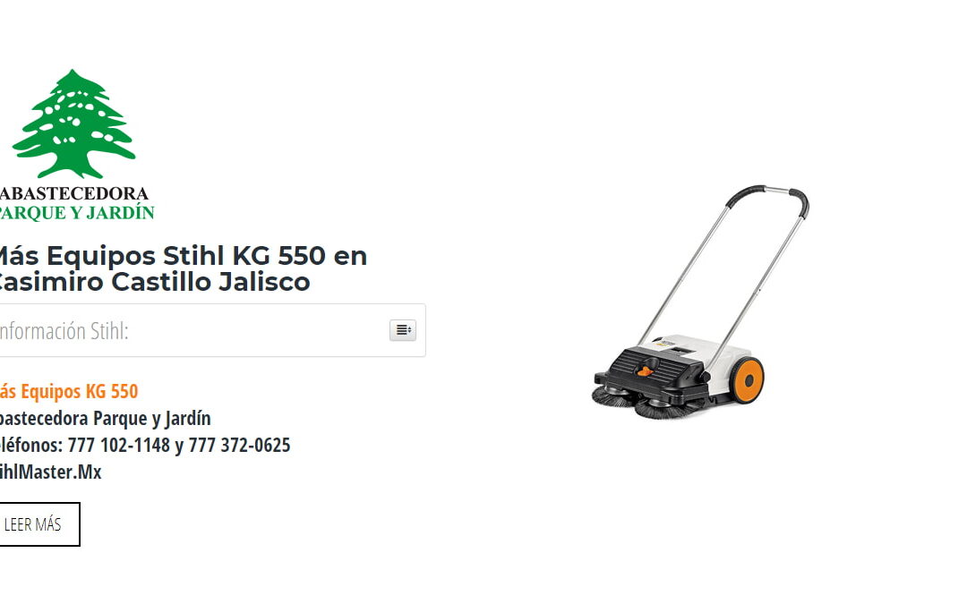 Más Equipos Stihl KG 550 en Casimiro Castillo Jalisco