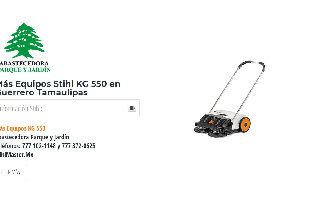 Más Equipos Stihl KG 550 en Guerrero Tamaulipas