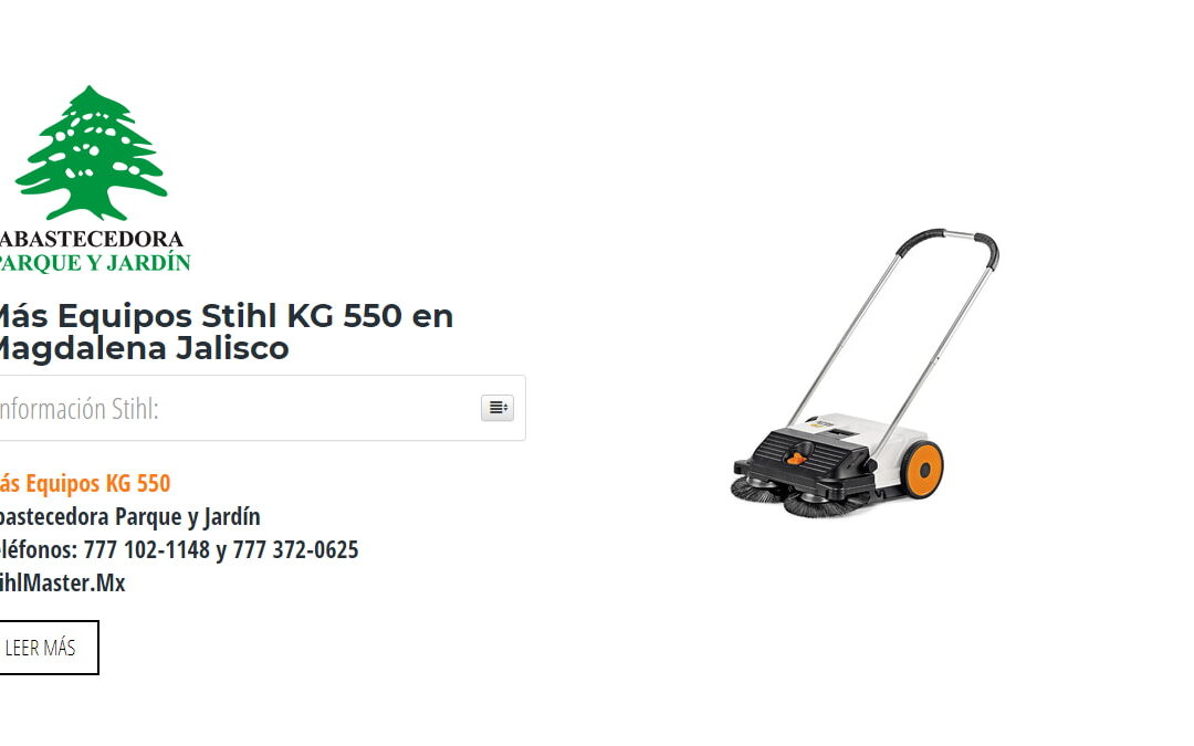 Más Equipos Stihl KG 550 en Magdalena Jalisco