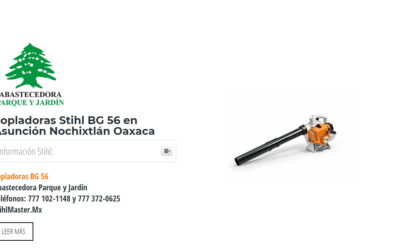 Sopladoras Stihl BG 56 en Asunción Nochixtlán Oaxaca