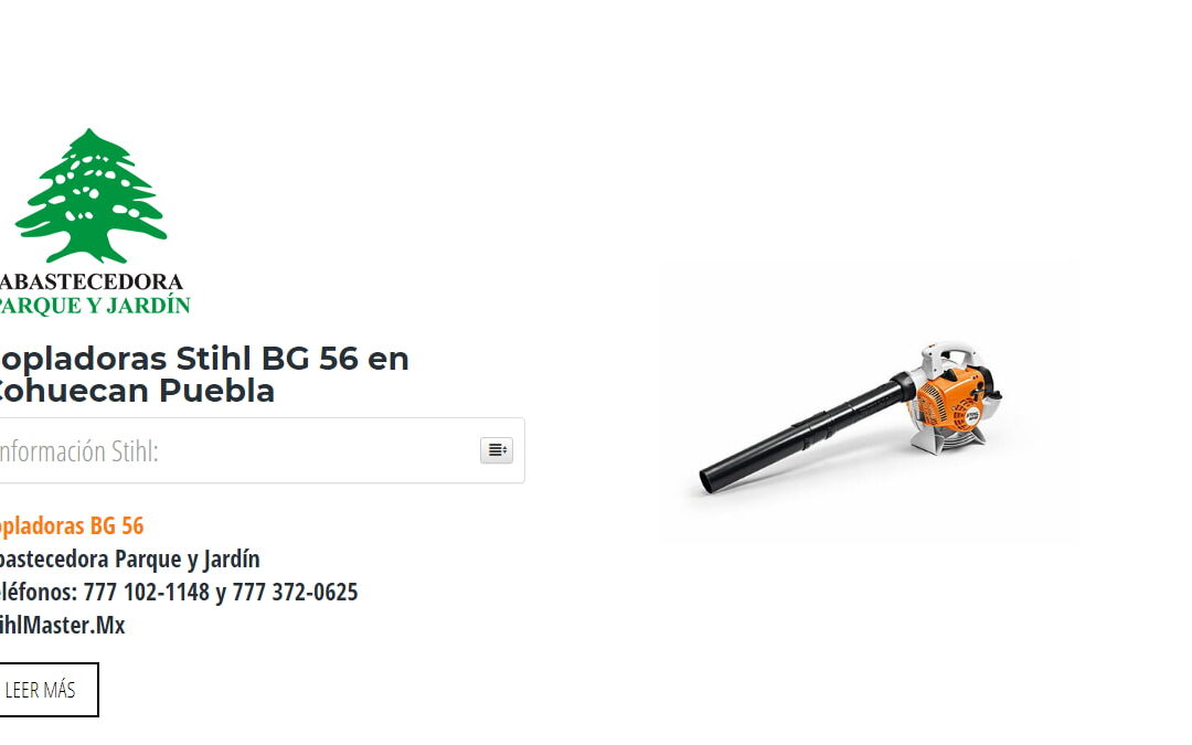 Sopladoras Stihl BG 56 en Cohuecan Puebla