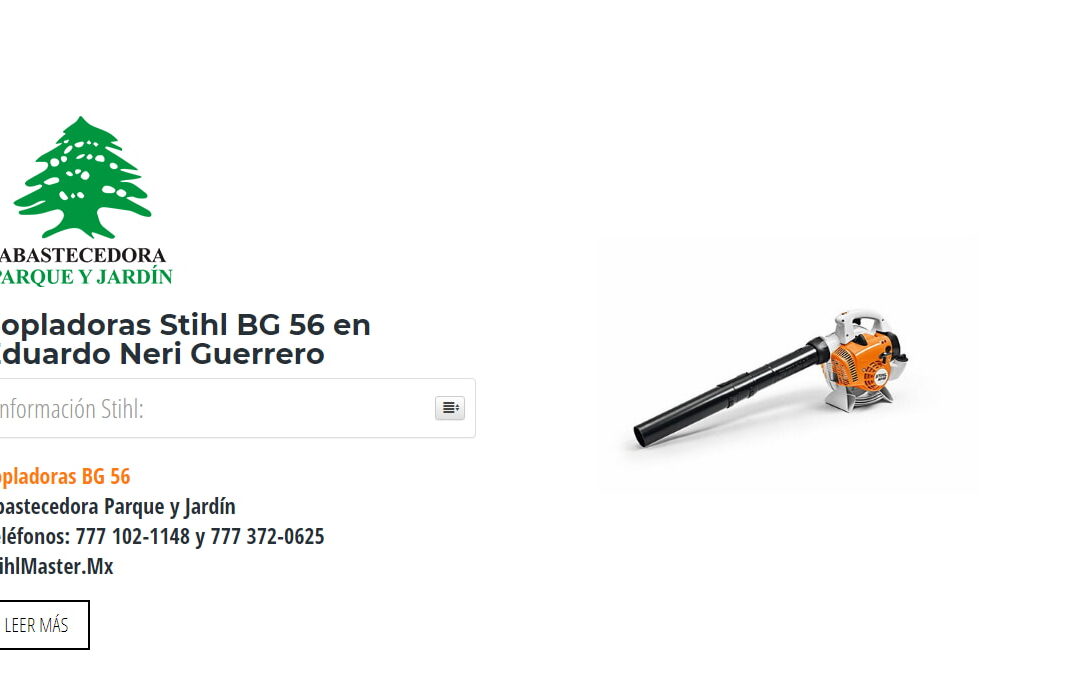 Sopladoras Stihl BG 56 en Eduardo Neri Guerrero