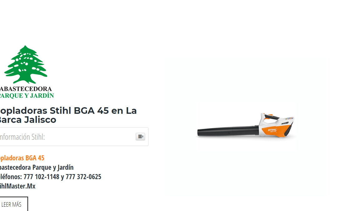 Sopladoras Stihl BGA 45 en La Barca Jalisco