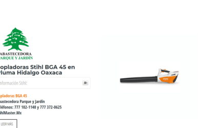 Sopladoras Stihl BGA 45 en Pluma Hidalgo Oaxaca