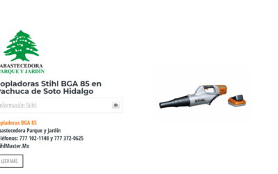 Sopladoras Stihl BGA 85 en Pachuca de Soto Hidalgo
