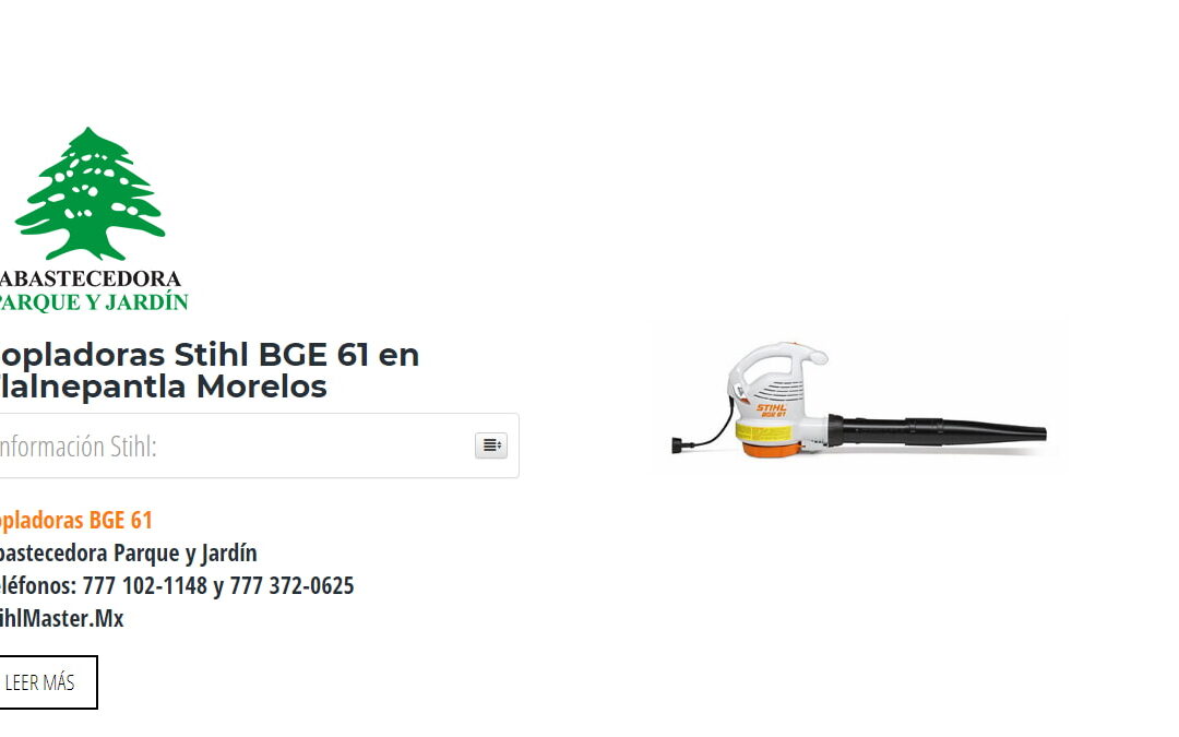 Sopladoras Stihl BGE 61 en Tlalnepantla Morelos