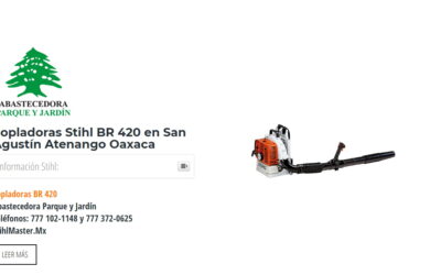 Sopladoras Stihl BR 420 en San Agustín Atenango Oaxaca