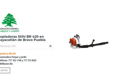 Sopladoras Stihl BR 420 en Xayacatlán de Bravo Puebla