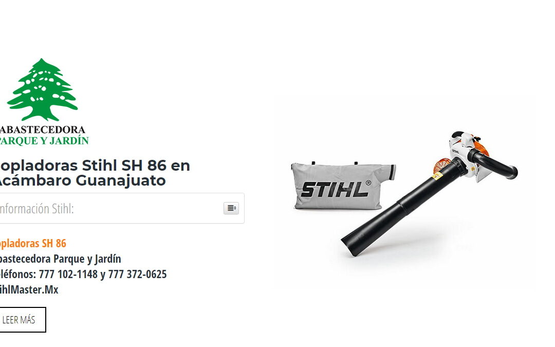 Sopladoras Stihl SH 86 en Acámbaro Guanajuato