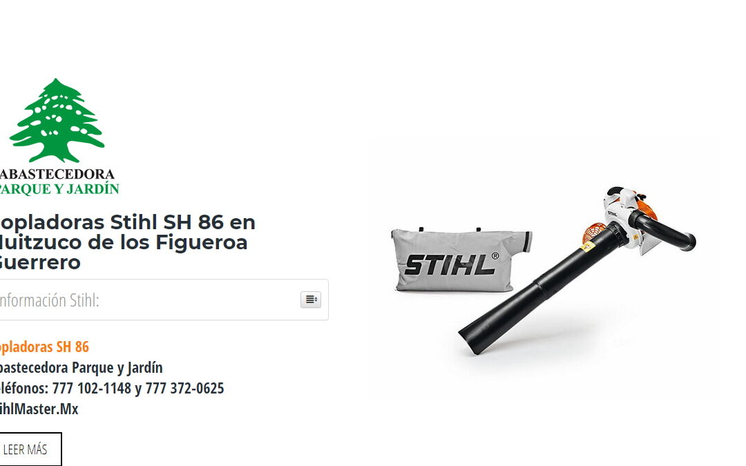 Sopladoras Stihl SH 86 en Huitzuco de los Figueroa Guerrero