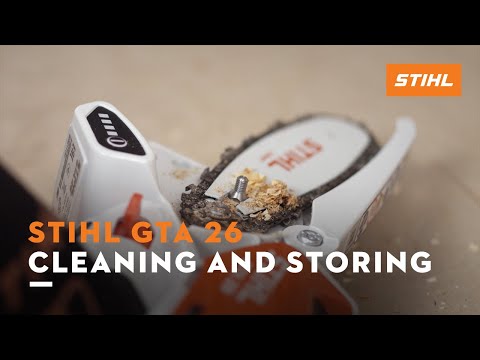 STIHL GTA 26 – Cleaning and storing