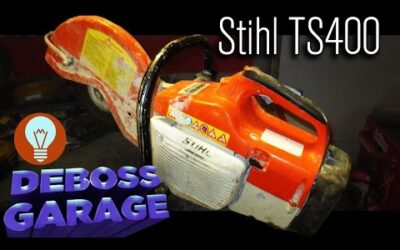 Stihl Cut Off Saw TS400 Filter & Belt Tune Up