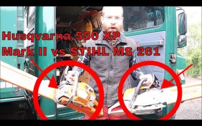 Husqvarna 550 XP Mark II vs STIHL MS 261 | Baumpflege Mertens