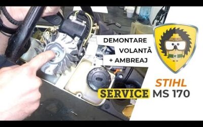 [SERVICE] Demontare Ambreaj + Volantă Motofierăstrău STIHL MS170