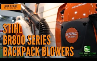 STIHL BR800c and BR800x BR800 Backpack Blower | GIE EXPO 2018 overview